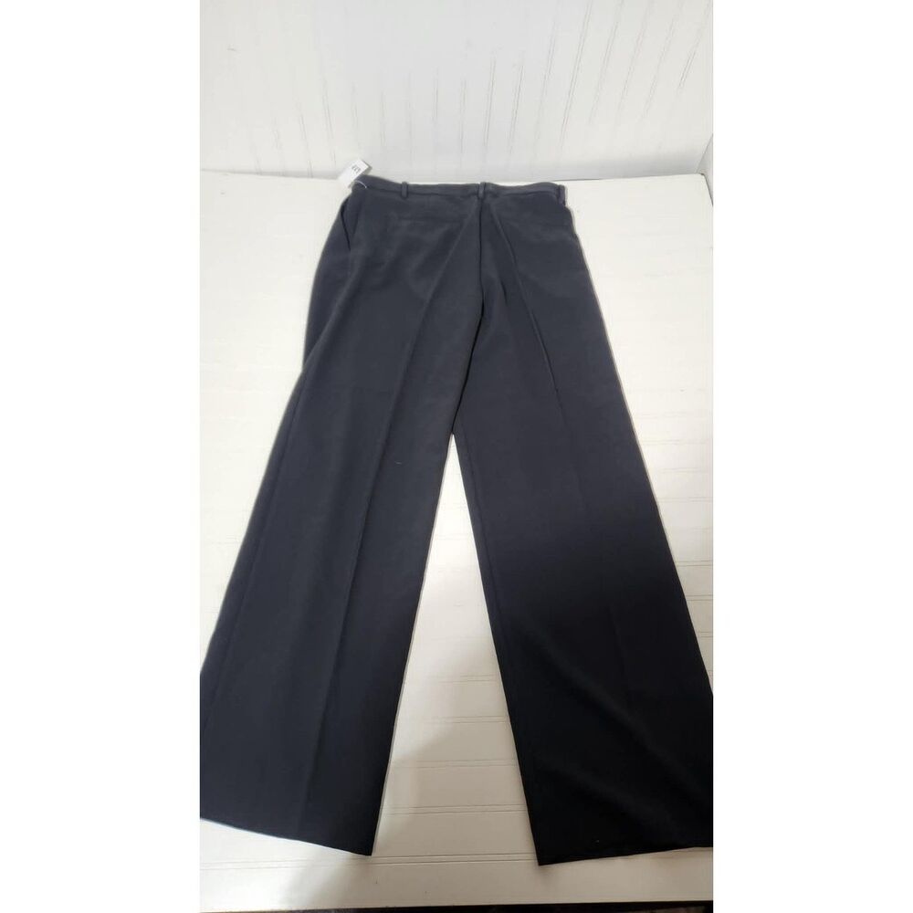 GAP  Women's Dress Pants Size 10 Tall Black Pleated Trouser Career Slacks NWT